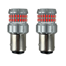 LED лампы Audi A3 (8V) 2012–2020 заднего габарита и стоп-сигнала P21/5W Красные 1157-60SMD Canbus EA Light X / Ауди А3 8V (комплект 2 шт.)