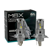 LED лампи Audi A4 (B5) 1994–2001 ближнього та дальнього світла H4 Hi/Low 4000Lm M6X EA Light X / Ауді А4 B5 (комплект 2 шт.)