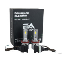 LED лампы Audi A4 (B6) 2000–2004 противотуманных фар H11 10000Lm S10 Canbus EA Light X / Ауди А4 B6 (комплект 2 шт.)
