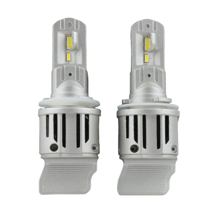 LED лампы Audi Q7 (4L) Рестайлинг 2009–2015 дальнего света H15 3600Lm E1 Canbus EA Light X / Ауди Q7 4L (комплект 2 шт.)