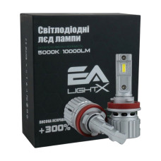 LED лампы Audi Q7 (4L) Рестайлинг 2009–2015 противотуманных фар H11 10000Lm S10 Canbus EA Light X / Ауди Q7 4L (комплект 2 шт.)