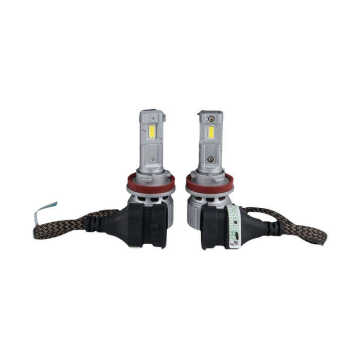 LED лампы Audi Q7 (4L) Рестайлинг 2009–2015 противотуманных фар H11 10000Lm S10 Canbus EA Light X / Ауди Q7 4L (комплект 2 шт.)