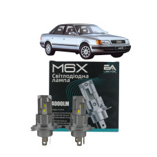  LED лампы Audi 100 1990-1994 H4 M6X ближний/дальний свет (4000Lm) /
Ауди 100 (комплект 2 шт.)