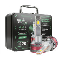 LED лампы Audi 100 C4 1990–1994 H1 K70 для дальнего света (14000Lm 6000K) / Ауди 100 Ц4 (комплект 2 шт.)