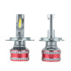 LED лампы Audi 100 C4 1990–1994 H4 Hi/Low K70 (14000Lm 6000K) / Ауди 100 Ц4 (комплект 2 шт.)