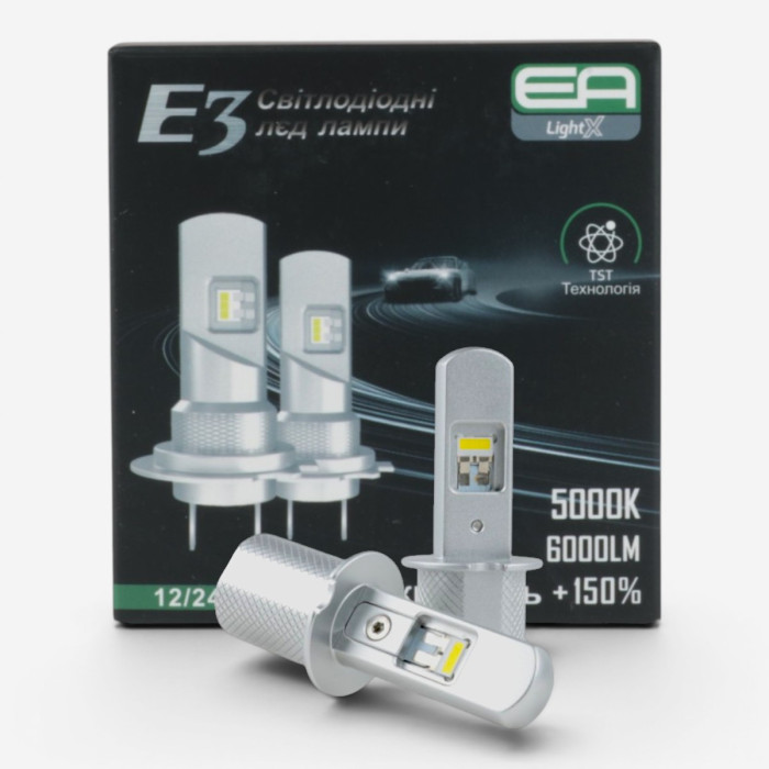 LED лампи Audi 80 1978-1986 H3 протитуманні (6000Lm) / Ауді 80 (комплект 2 шт.)