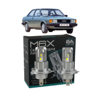  LED лампи Audi 80 1978-1986 H4 M6X ближнє/дальнє світло (4000Lm) /
Ауді 80 (комплект 2 шт.)