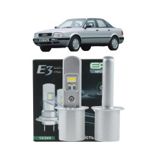 LED лампи Audi 80 1986-1996 H3 протитумані (6000Lm 5000K) / Ауді 80 (комплект 2 шт.)
