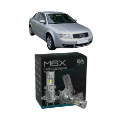  LED лампи Audi A4 1994-1998 H7 M6X ближнє світло
(4000Lm) / Ауді А4 (комплект 2 шт.)