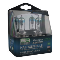Галогенна лампа EA Light X H4 24V 75/70W Vision Plus +70% P43t, комплект 2 шт