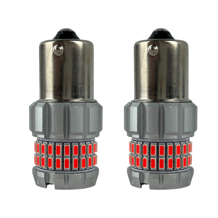 LED лампы BMW 3 Series (E36) 1990–2000 стоп-сигнала P21W Красные 1156-60SMD EA Light X / БМВ 3 E36 (комплект 2 шт.)