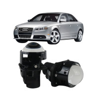 Bi-LED линзы 3" Audi A4 B7 2004-2008 62W 5700K NHK JN500 / Ауди А4 (2 шт.)