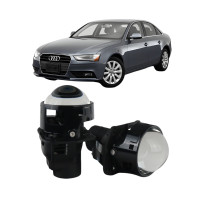 Bi-LED линзы 3" Audi A4 B8 2007-2011 62W 5700K NHK JN500 / Ауди А4 (2 шт.)