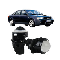 Bi-LED линзы 3" Audi A6 C5 1997-2004 62W 5700K NHK JN500 / Ауди А6 (2 шт.)