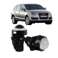 Bi-LED линзы 3" Audi Q7 4L 2005-2009 62W 5700K NHK JN500 / Ауди Ку7 (2 шт.)