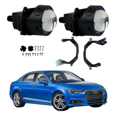 Bi-LED лінзи Audi A4 / A4L (LED Type) 2016-2019 3" X11 EA Light X 72/82W з перехідними рамками (2 шт.)