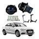 Комплект Bi-LED лінз Audi A3 2017-2020 EA Light X 3" X10 82W з перехідними рамками (2 шт.)