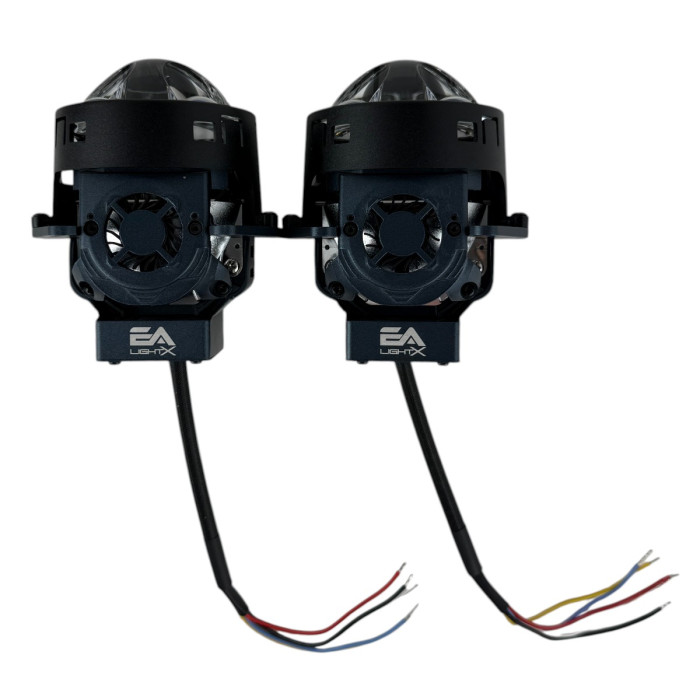 Комплект Bi-LED лінз Audi A4 / A4L (LED Type) 2016-2019 EA Light X 3" X13 95W з перехідними рамками (2 шт.)