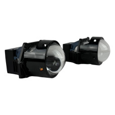 Комплект Bi-LED лінз Audi A6 C6 / A6L (для фар без AFS) 2005-2011 EA Light X 3" X10 82W з перехідними рамками (2 шт.)