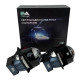 Комплект Bi-LED лінз Audi A6 C6 / A6L (для фар без AFS) 2005-2011 EA Light X 3" X10 82W з перехідними рамками (2 шт.)