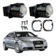 Комплект Bi-LED лінз Audi A6 C6 Рестайлінг (Xenon без AFS) 2009-2011 EA Light X 3" X10 82W з перехідними рамками (2 шт.)
