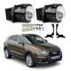 Комплект Bi-LED лінз Audi Q3 (8U) 2011-2015 EA Light X 3" X10 82W з перехідними рамками (2 шт.)