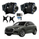 Комплект Bi-LED лінз Audi Q3 (F3) (LED Type) 2018-2021 EA Light X 3" X13 95W з перехідними рамками (2 шт.)