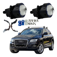 Комплект Bi-LED лінз Audi Q5 (AFS) 2015-2018 EA Light X 3" X11 80W з перехідними рамками (2 шт.)
