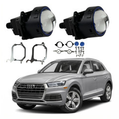Комплект Bi-LED лінз Audi Q5 (FY) (AFS) 2018-2020 EA Light X 3" X11 80W з перехідними рамками (2 шт.)