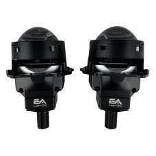 Комплект Bi-LED лінз Audi Q5L (Ближнє світло / LED Type) 2021-2022 EA Light X 3" X11 80W з перехідними рамками (2 шт.)