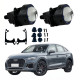 Комплект Bi-LED лінз Audi Q5L (Ближнє світло / LED Type) 2021-2022 EA Light X 3" X11 80W з перехідними рамками (2 шт.)