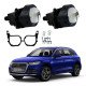 Комплект Bi-LED лінз Audi Q5L (xenon No-AFS) 2018-2020 EA Light X 3" X11 80W з перехідними рамками (2 шт.)