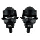 Комплект Bi-LED лінз Audi Q8 (LED Type) 2018+ EA Light X 3" X11 80W з перехідними рамками (2 шт.)