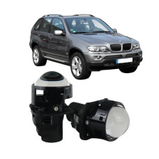 Bi-LED линзы 3" BMW X5 E53 2000-2006 62W 5700K NHK JN500 / БМВ Х5 (2 шт.)