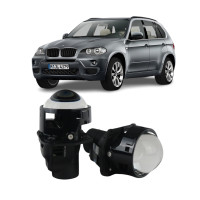 Bi-LED линзы 3" BMW X5 E70 2006-2013 62W 5700K NHK JN500 / БМВ Х5 (2 шт.)