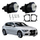 Комплект Bi-LED линз BMW 1 Серии (F20/F21 LCI) (замена штатного LED / LED Type) 2018 EA Light X 3" X11 80W с переходными рамками (2 шт.)