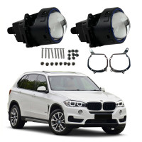 Комплект Bi-LED линз BMW X5 (2012-2017) EA Light X 3" X11 80W с переходными рамками (2 шт.)