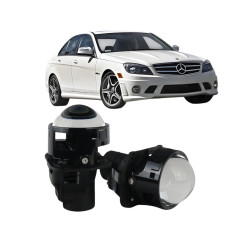 Bi-LED лінзи 3" Mercedes-Benz C-Class W204 2007-2011 62W 5700K NHK JN500 / Мерседес-Бенц С-Клас (2 шт.)