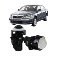 Bi-LED линзы 3" Skoda Octavia A5 2004-2013 62W 5700K NHK JN500 / Шкода Октавия (2 шт.)