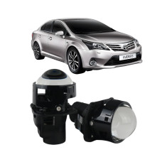 Bi-LED линзы 3" Toyota Avensis T270 2009-2015 62W 5700K NHK JN500 / Тойота Авенсис (2 шт.)