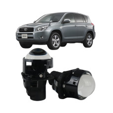 Bi-LED линзы 3" Toyota RAV4 CA30 2005-2012 62W 5700K NHK JN500 / Тойота РАВ4 (2 шт.)
