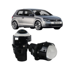 Bi-LED лінзи 3" Volkswagen Golf 6 2008-2013 62W 5700K NHK JN500 / Фольксваген Гольф (2 шт.)