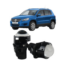 Bi-LED линзы 3" Volkswagen Tiguan 5N 2007-2011 62W 5700K NHK JN500 / Фольксваген Тигуан (2 шт.)