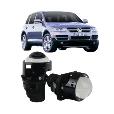 Bi-LED линзы 3" Volkswagen Touareg 7L 2002-2010 62W 5700K NHK JN500 / Фольксваген Туарег (2 шт.)