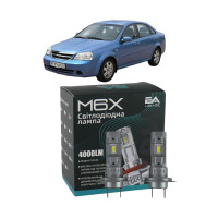 LED лампи Chevrolet Lacetti Sedan 2005- H7 M6X ближнє світло (4000Lm 5500K) / Шевроле Лачетті Седан (комплект 2 шт.)