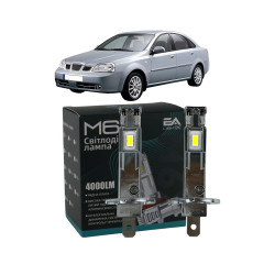 LED лампи Chevrolet Nubira 2005- H1 M6X дальнє світло (4000Lm 5500K) / Шевроле Нубіра (комплект 2 шт.)