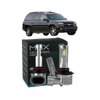 LED лампи Chevrolet TrailBlazer 2001- HB3 M6X дальнє світло (4000Lm 5500K) / Шевроле Трейлблейзер (комплект 2 шт.)