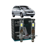 LED лампы Citroen C8 2002- H1 M6X дальний свет (4000Lm 5500K) / Ситроен С8 (комплект 2 шт.)