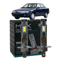 LED лампи Daewoo Espero 1991-1999 H1 M6X ближнє світло (4000Lm 5500K) / Деу Есперо (комплект 2 шт.)