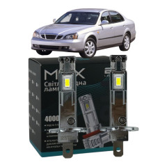 LED лампи Daewoo Evanda 2002- H1 M6X ближнє світло (4000Lm 5500K) / Деу Еванда (комплект 2 шт.)